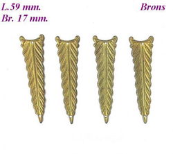 === Klok ornamentje = brons = gebruikt === 18573