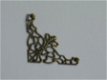 filigree bronze corner 3.5x3.5 cm - 1 - Thumbnail