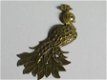 filigree bronze peacock 7x4.2 cm - 1 - Thumbnail