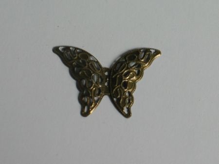 filigree bronze butterfly 4 cm - 1