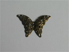filigree bronze butterfly 4 cm