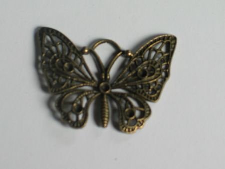 filigree bronze butterfly de luxe 4.8 cm - 1