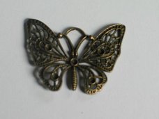 filigree bronze butterfly de luxe 4.8 cm