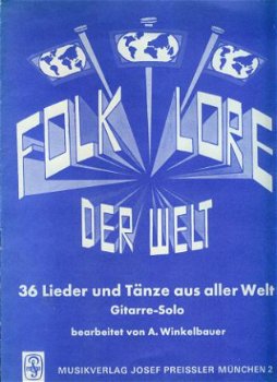 Folkore der Welt. 36 Lieder. Gitarre Solo - 1