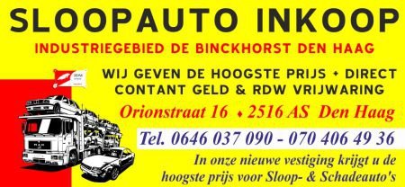 Sloopauto inkoop Den Haag Gegarandeerd de hoogste prijs - 1