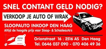 Sloopauto Den Haag Orionstraat 16 - 1