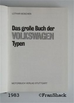 [1983] Das große Buch der VW-Typen, Boschen, Motorbuch - 2