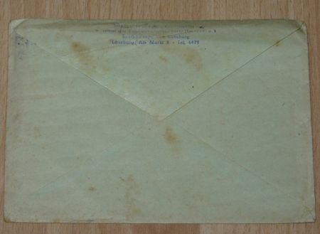 Envelop, Duitsland, met dag stempel, 1955. - 2