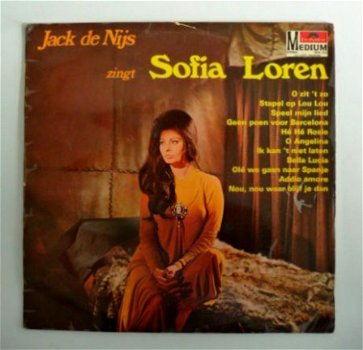 LP Jack de Nijs - Sofia Loren (Polydor, 1970) - 1