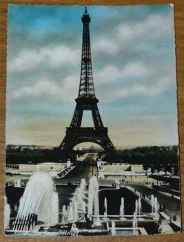 Postkaart, Gani (4618), Paris Le Tour Eiffel, jaren'40. - 0