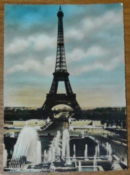 Postkaart, Gani (4618), Paris Le Tour Eiffel, jaren'40. - 1