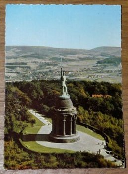 Postkaart / Postkarte, Cekade (Det 524 62/50), Hermannsdenkmal Teutoburger Wald, jaren'60. - 1