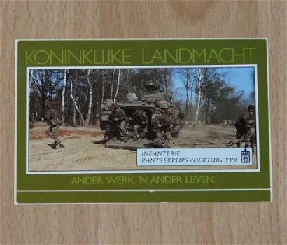 Sticker, Infanterie, Koninklijke Landmacht, jaren'80.(Nr.1) - 0