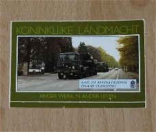 Sticker, Aan- en Afvoertroepen, Koninklijke Landmacht, jaren'80.(Nr.1)