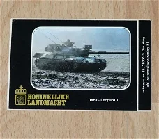 Sticker, Tank Leopard I, Koninklijke Landmacht, jaren'80.(Nr.1)
