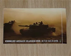 Sticker, Tank, Leopard II, Koninklijke Landmacht, jaren'90.(Nr.1)