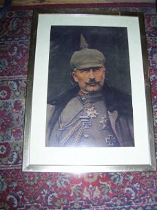Ingelijste prent Kaiser Wilhelm
