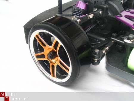 Radiografische auto Tourenwagen Drift Car 4WD 1:10 - 8