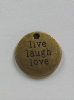 bronze plate live laugh love - 1