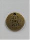 bronze plate live laugh love - 1 - Thumbnail