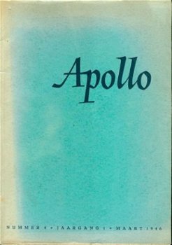 Apollo, tijdschrift voor literatuur - 1