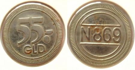 Muntje 55 Gulden N869 - 1