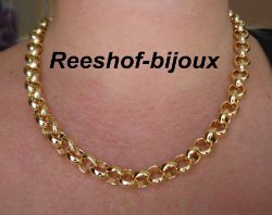EXCLUSIEVE JASSERON KETTING GOUD PL. 55 X 1 CM
