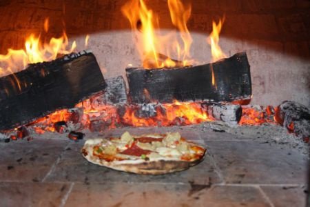 Pizza-oven steenoven LIVORNO houtgestookte tuinoven bakoven - 7