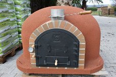 Steenoven/broodbakoven/pizza-oven BOLGONA120cm&extra isolati