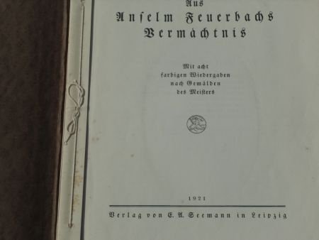 Kunstmappen Anselm Feuerbach 1921 - 1