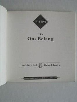[1994] HBV Ons Belang Hengelo, 75 Jaar, Broekhuis - 2