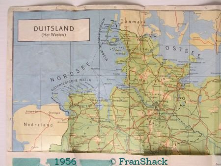 [1956} Wegenkaart; Duitsland (Het Westen),DZfF - 2