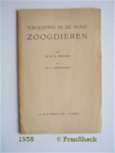[1958] Toelichting bij plaat Zoogdieren, IJsseling, Thieme