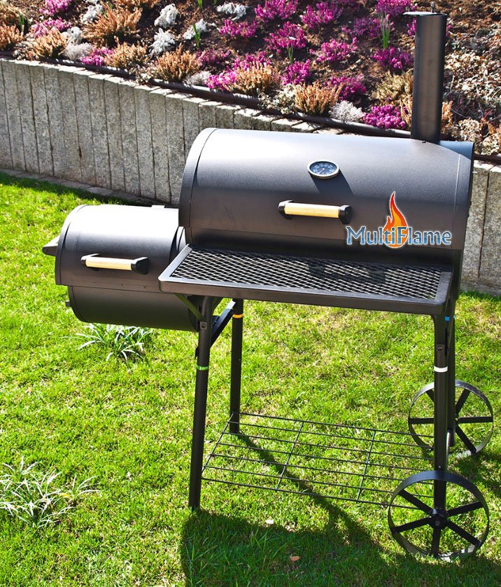 Onderdompeling technisch zwak Grote Barbecue Smoker 21 inch - Oklahoma XXL model