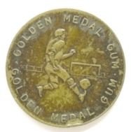 Muntje Golden Medal Gum Voetbal - 1