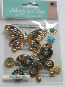 jolee's boutique steampunk butterflies - 1