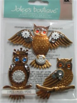 jolee's boutique steampunk owls - 1