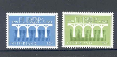 Nederland 1984 Europa Cept NVPH 1307/08 postfris - 1
