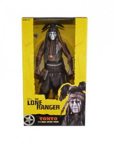 The Lone Ranger, Tonto / Johnny Depp 18" action figure, NECA