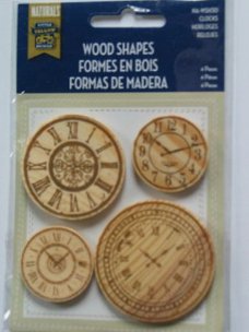 little yellow bicycle wood shapes clocks