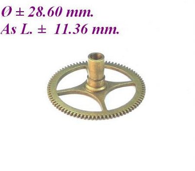 === Uurrad Franse pendule / regulateur = oud === 18889 - 1