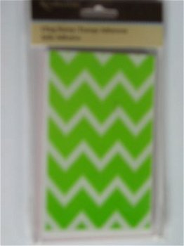 OPRUIMING: recollections cling mounted stamp background zigzag - 1