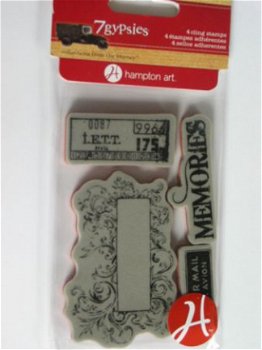 7-gypsies cling mounted stempel memories - 1