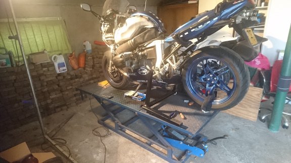 PADDOCKSTAND SMAL SPECIAAL VOOROP MOTOR HEFBRUG HEFTAFEL - Afbeelding 2