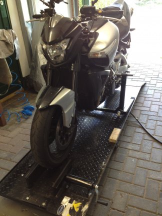 PADDOCKSTAND SMAL SPECIAAL VOOROP MOTOR HEFBRUG HEFTAFEL - Afbeelding 4