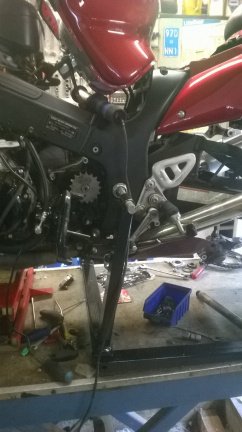 PADDOCKSTAND SMAL SPECIAAL VOOROP MOTOR HEFBRUG HEFTAFEL - Afbeelding 7