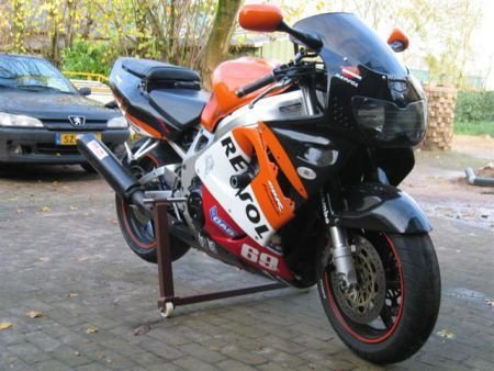 HONDA Paddockstand banden wissel montagebok. - Afbeelding 3