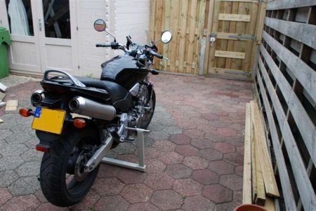 HONDA Paddockstand banden wissel montagebok. - Afbeelding 4