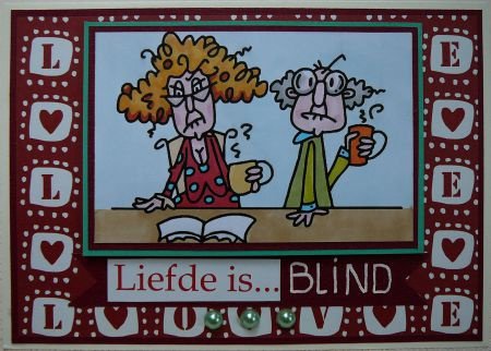 Humorkaart 14: Liefde is blind - 1