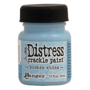 Tim Holtz distress crackle paint broken china - 1